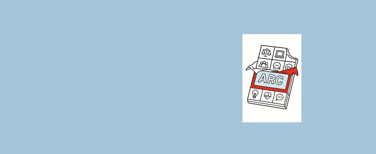 ARC-Schokolade mit Symbolen zum Lernen